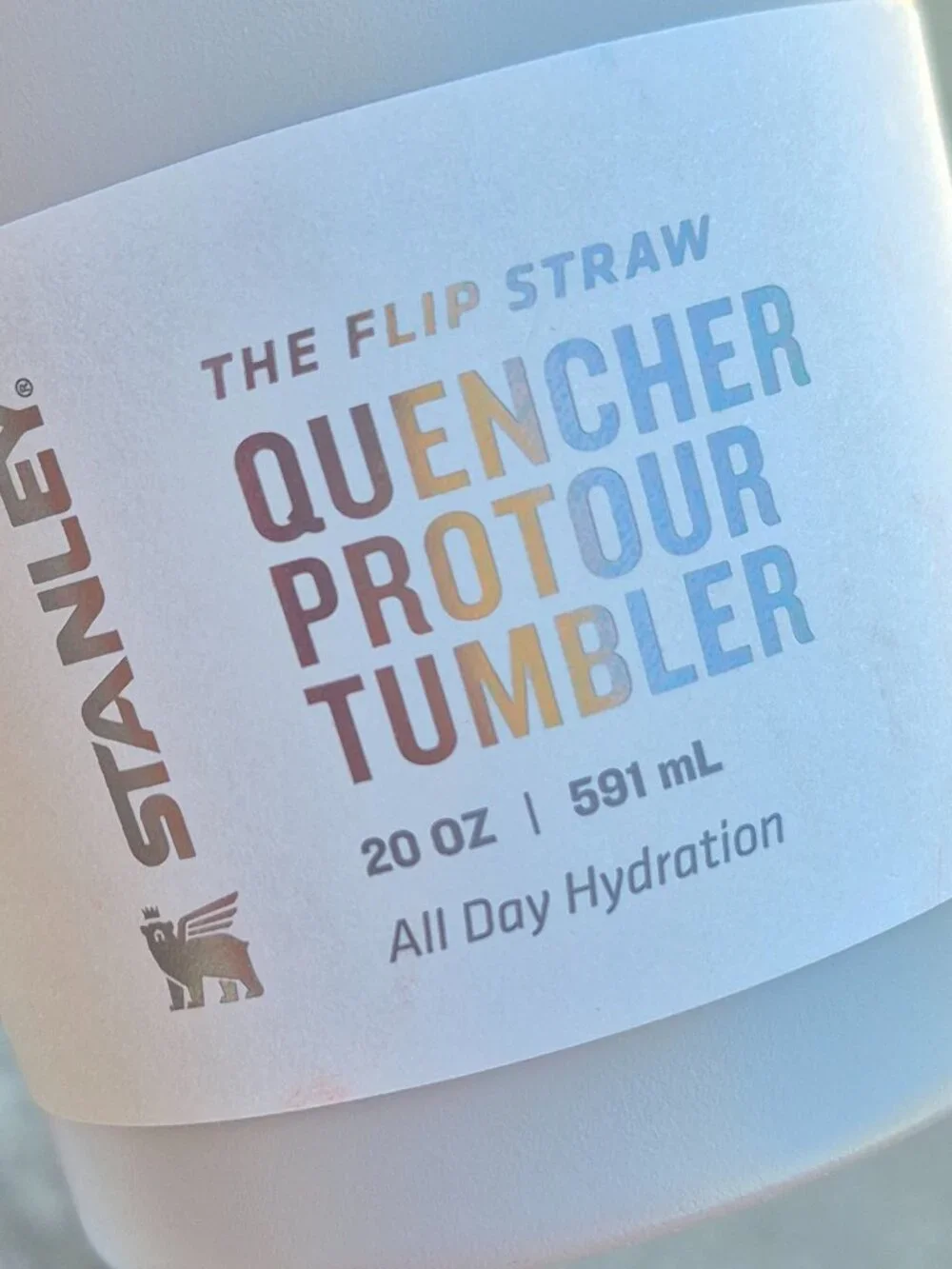 20 Oz BRAND NEW Stanley Quencher ProTour Flip Straw Tumbler Ash Fade